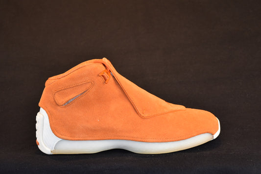 AIR JORDAN 18 RETRO CAMPFIRE ORANGE SUEDE 2018